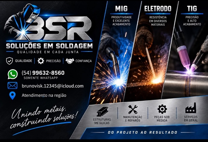 Identidade visual da BRS Soluções em Soldagem